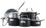 PADERNO Hard Anodized Cookware Set, Non-Stick, PFOA-Free, Dishwasher & Oven Safe, 12-pc image 3