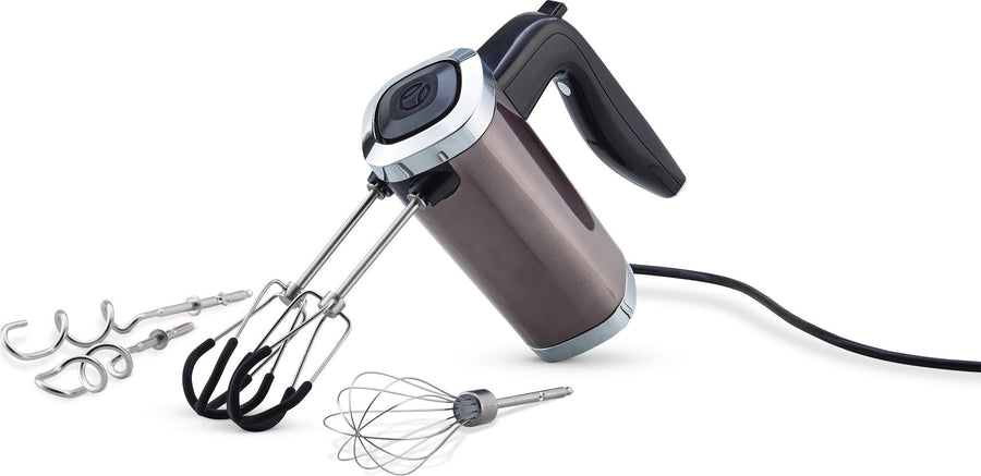 PADERNO High Power 10-Speed Hand Mixer, Black Stainless Steel
