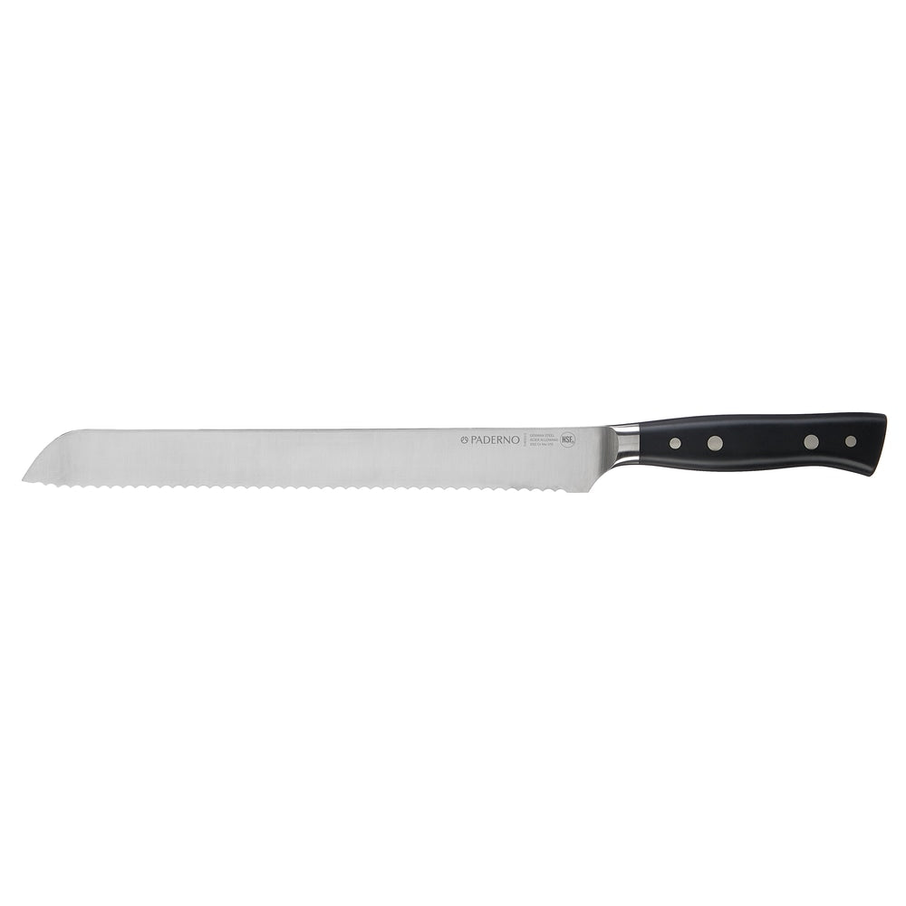 PADERNO Montgomery Stainless Steel Bread Knife, 10-in
