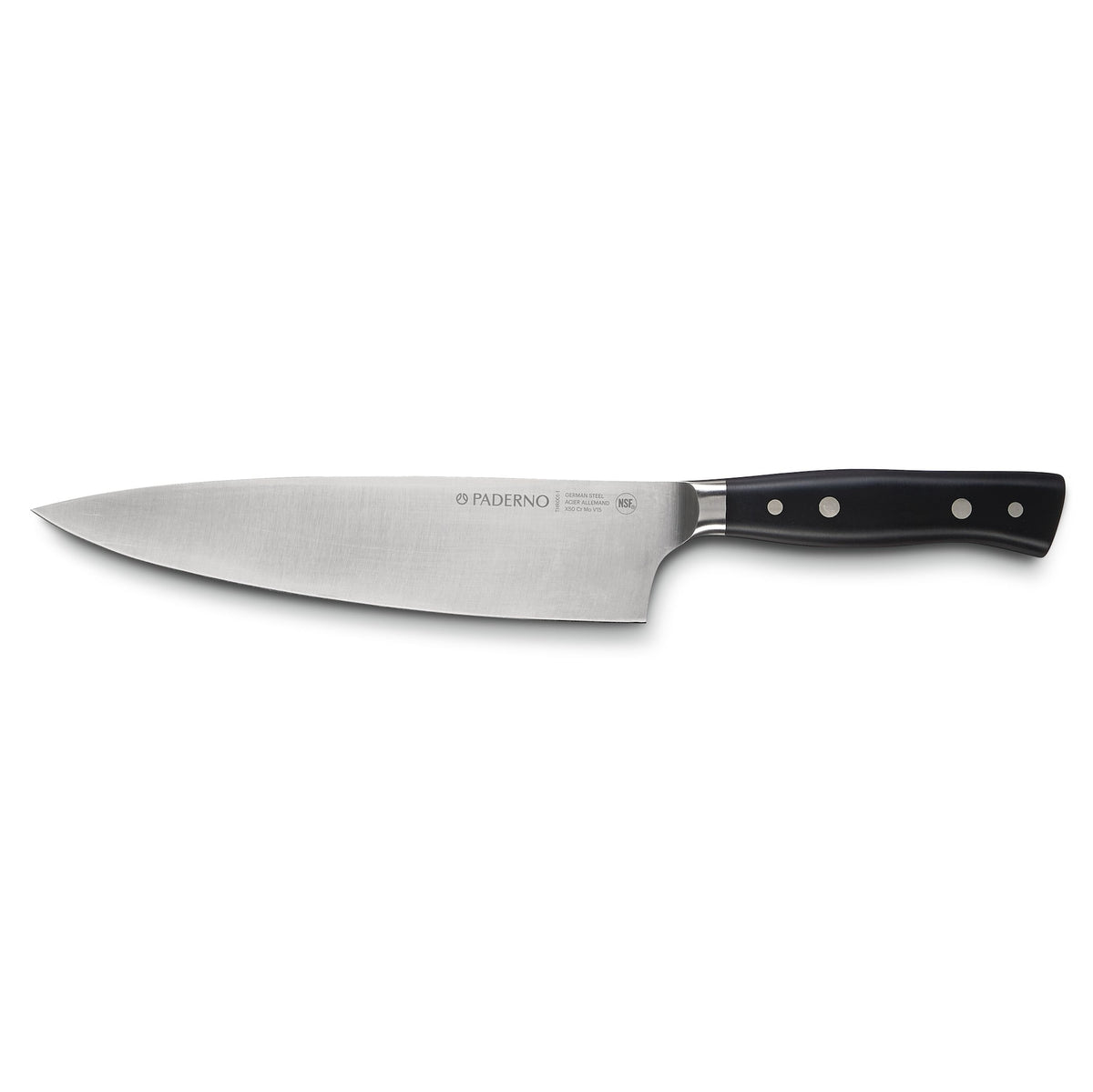 PADERNO Montgomery Stainless Steel Chef's Knife, 8-in
