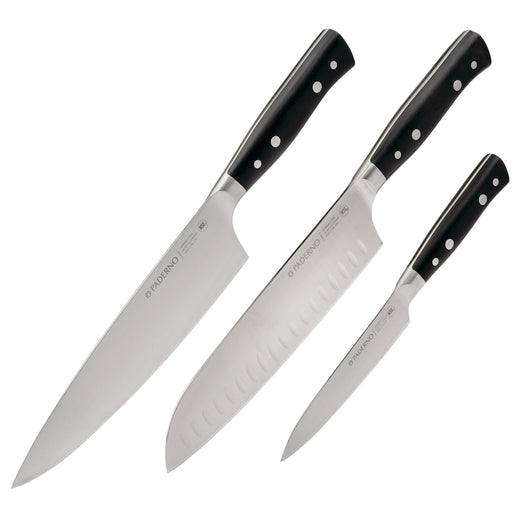 PADERNO Montgomery Stainless Steel Multi-Purpose Knife Set, 3-pc