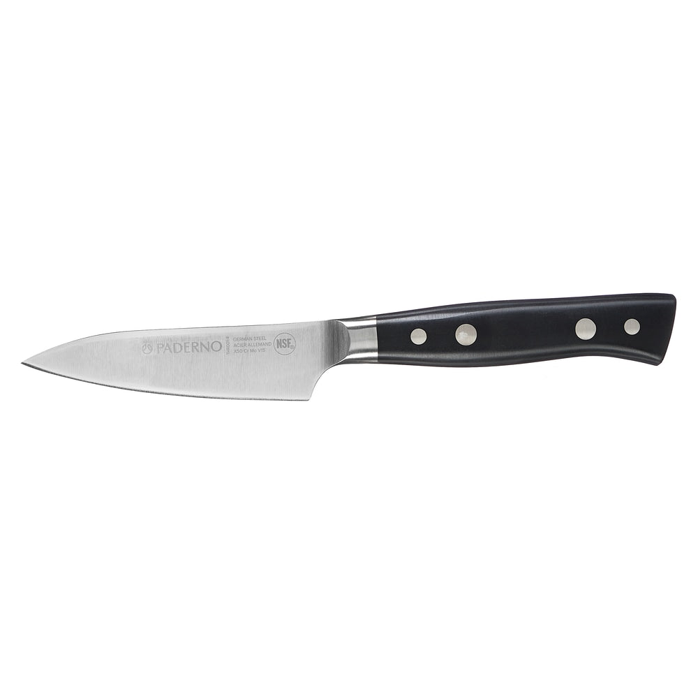PADERNO Montgomery Stainless Steel Paring Knife, 3-in