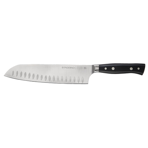 PADERNO Montgomery Stainless Steel Santoku Knife, 8-in