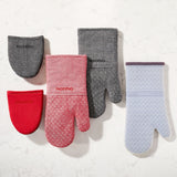 PADERNO Neoprene Palm Mini Mitts, Black Chambray, One-Size, 2-pk image 4