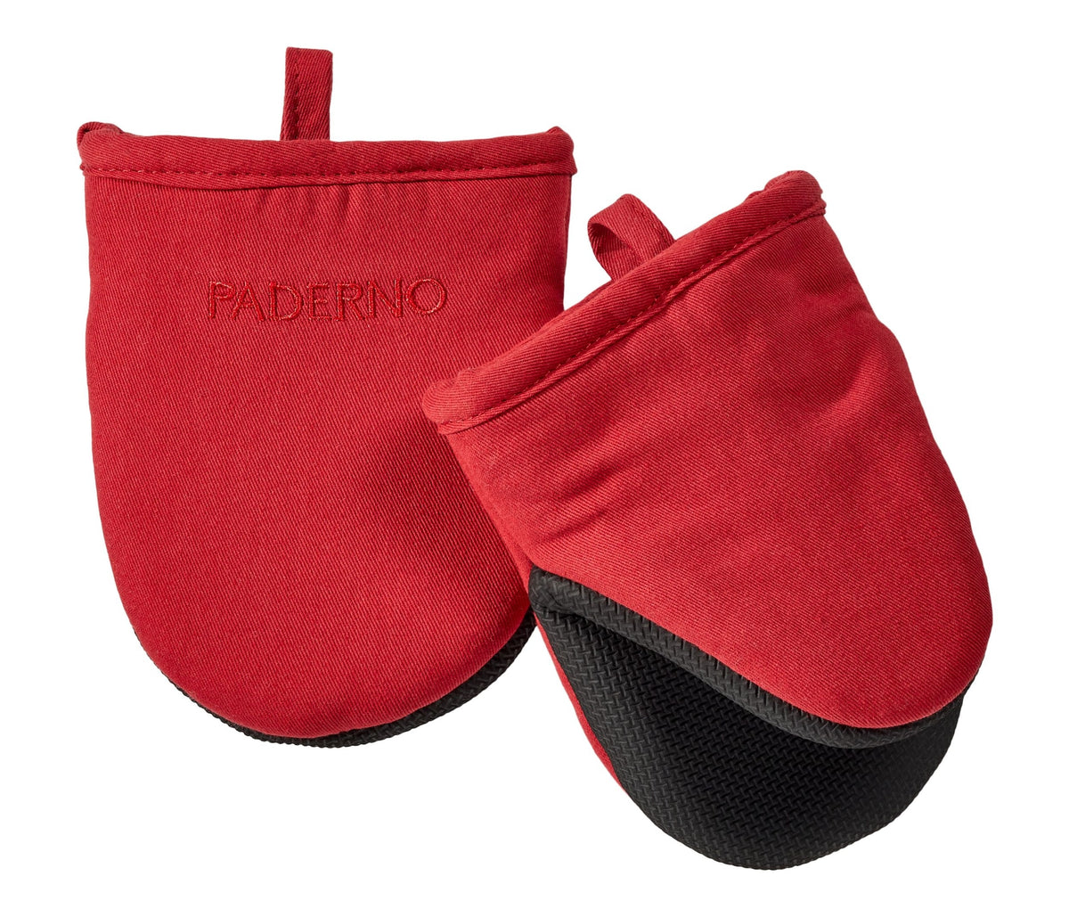 PADERNO Neoprene Palm Mini Mitts, Red, One-Size, 2-pk
