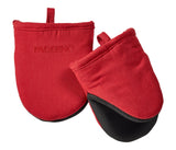 PADERNO Neoprene Palm Mini Mitts, Red, One-Size, 2-pk