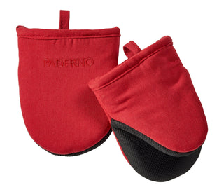PADERNO Neoprene Palm Mini Mitts, Red, One-Size, 2-pk