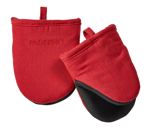 PADERNO Neoprene Palm Mini Mitts, Red, One-Size, 2-pk