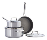 Paderno PFOA-Free Hybrid Clad Cookware Pot Set, 6-pc image 2