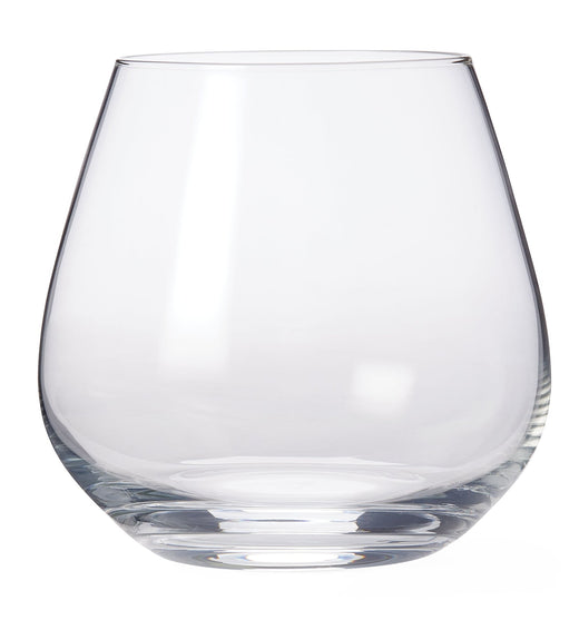 PADERNO Professional Afton Stemless Wine Glasses, Clear, 20.4-oz, 4-pk