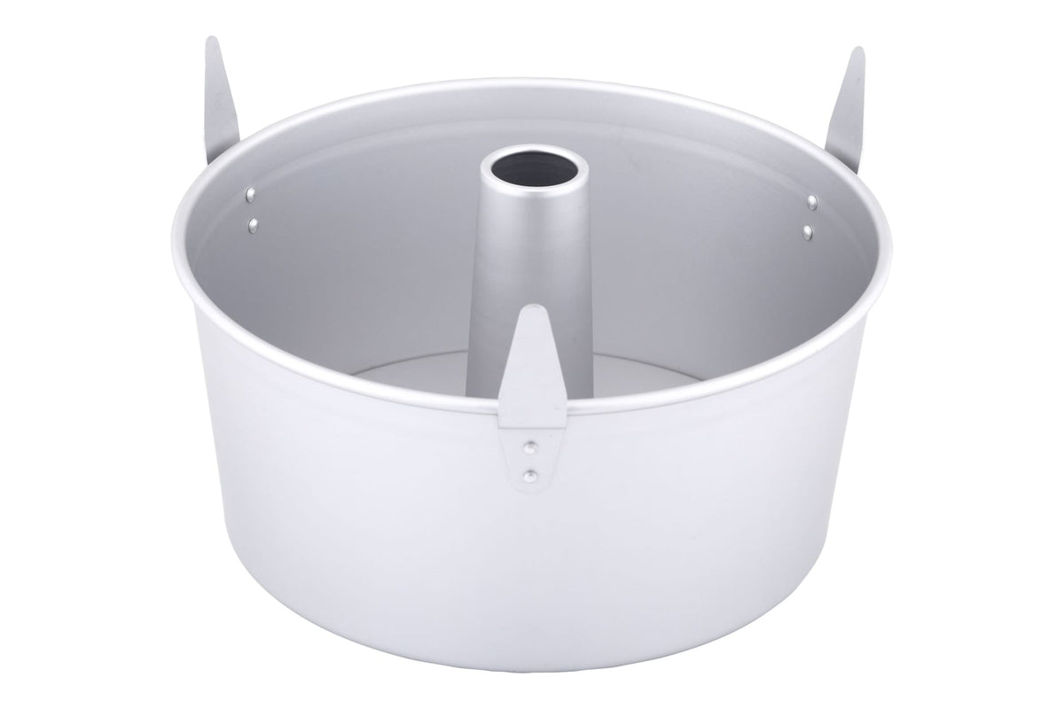 Paderno Professional Uncoated Aluminum Angel Food Cake Pan, Silver