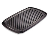 PADERNO Signature Cast Iron Reversible Grill & Griddle, BBQ & Oven Safe, Black, 20-in x 10-in
