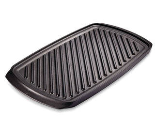 PADERNO Signature Cast Iron Reversible Grill & Griddle, BBQ & Oven Safe, Black, 20-in x 10-in