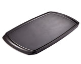 PADERNO Signature Cast Iron Reversible Grill & Griddle, BBQ & Oven Safe, Black, 20-in x 10-in image 3