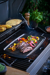 PADERNO Signature Cast Iron Reversible Grill & Griddle, BBQ & Oven Safe, Black, 20-in x 10-in image 8