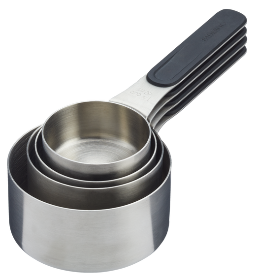 PADERNO Stainless Steel Measuring Cups with Magnetic Handle, 4-pc