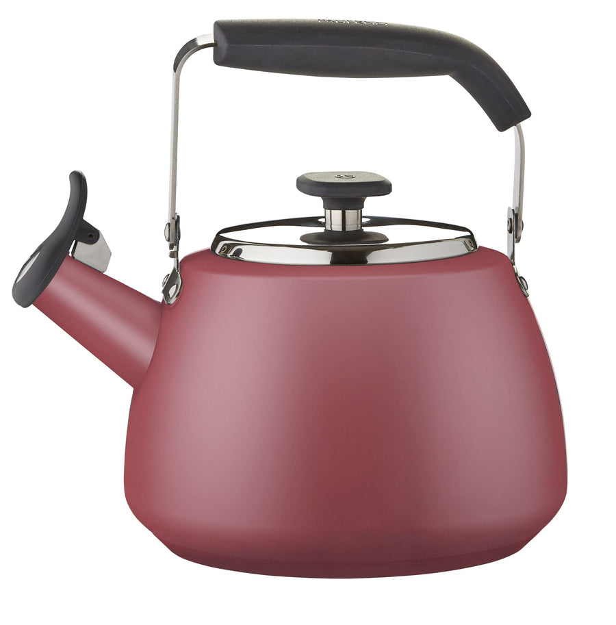PADERNO Stainless Steel Stovetop Kettle, 1.9-L, Red