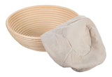 Paderno Vida Cotton/Linen Bread Proofing Basket, 9.84-in