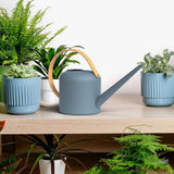 Panacea Metal Watering Can, Blue, 2.84-L image 3