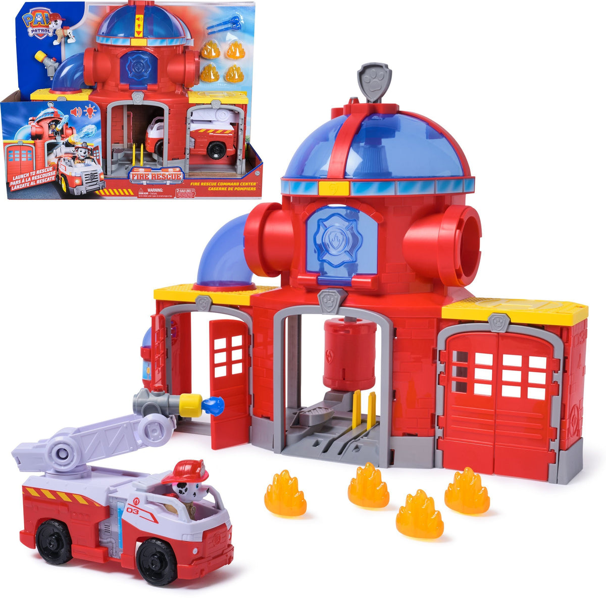 PAW Patrol Fire Rescue Command Center, Ages 3+