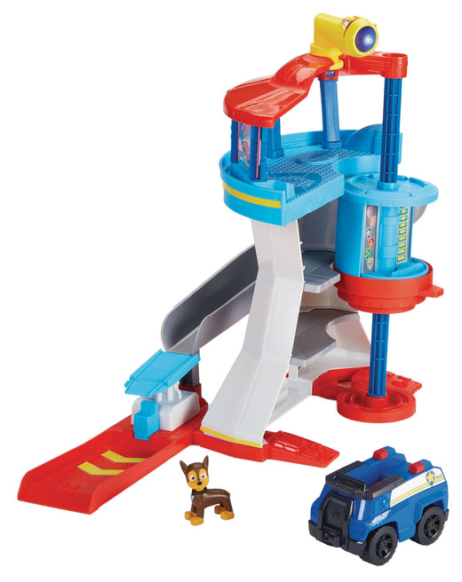 PAW Patrol Lookout Tower Playset with Toy Car Launcher, Ages 3+