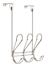 Peerless Dolen Steel 3-Hook Over the Door Rail, Assorted Colours