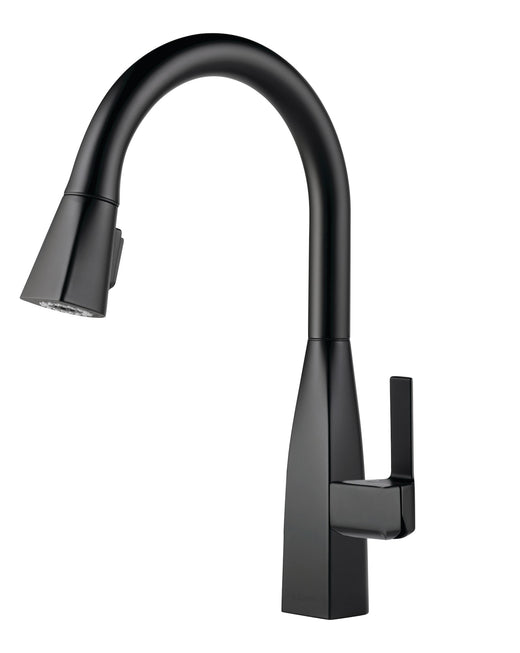 Peerless Xander Single-Handle Pull-Down Kitchen Faucet, Black