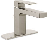 Peerless Xander Single Handle Rigid Spout Single Hole Bathroom Sink Faucet WaterSense Certified, Brushed Nickel