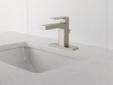 Peerless Xander Single Handle Rigid Spout Single Hole Bathroom Sink Faucet WaterSense Certified, Brushed Nickel image 4