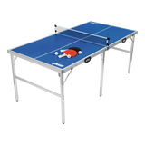 Penn Foldable Tailgate Table Tennis Table, 6 x 3-ft