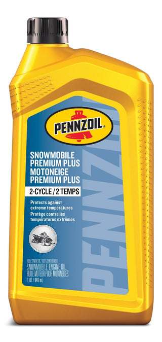 Pennzoil Snowmobile Premium Plus 2-Cycle Engine Oil, 1-L