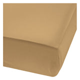 Perlimpinpin Bamboo Baby Crib Fitted Sheets, Honey