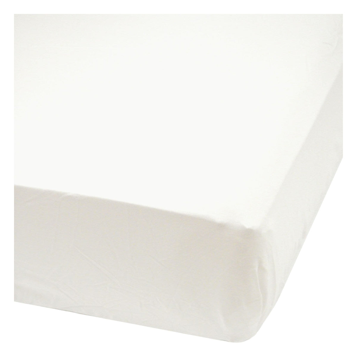 Perlimpinpin Bamboo Baby Crib Fitted Sheets, Ivory