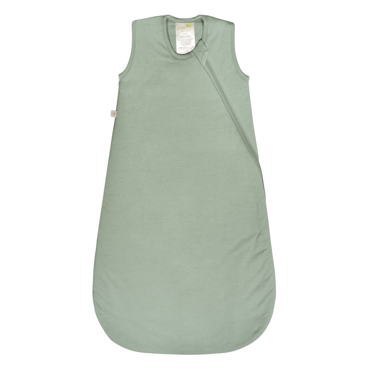 Perlimpinpin Bamboo Baby Sleep Bag, Moss, 6-18 months