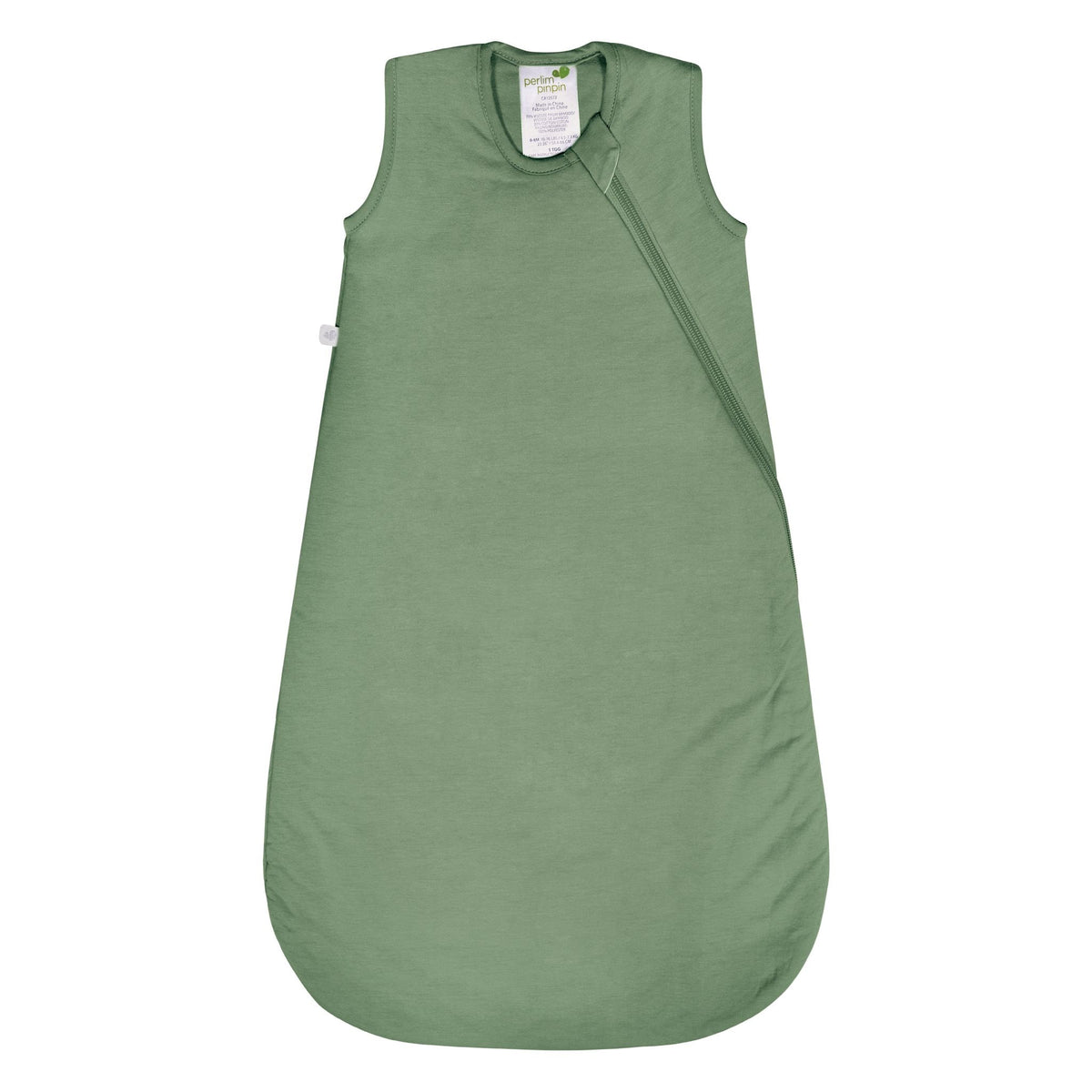 Perlimpinpin Bamboo Newborn Sleep Bag, Hunter Green, 0-6 months