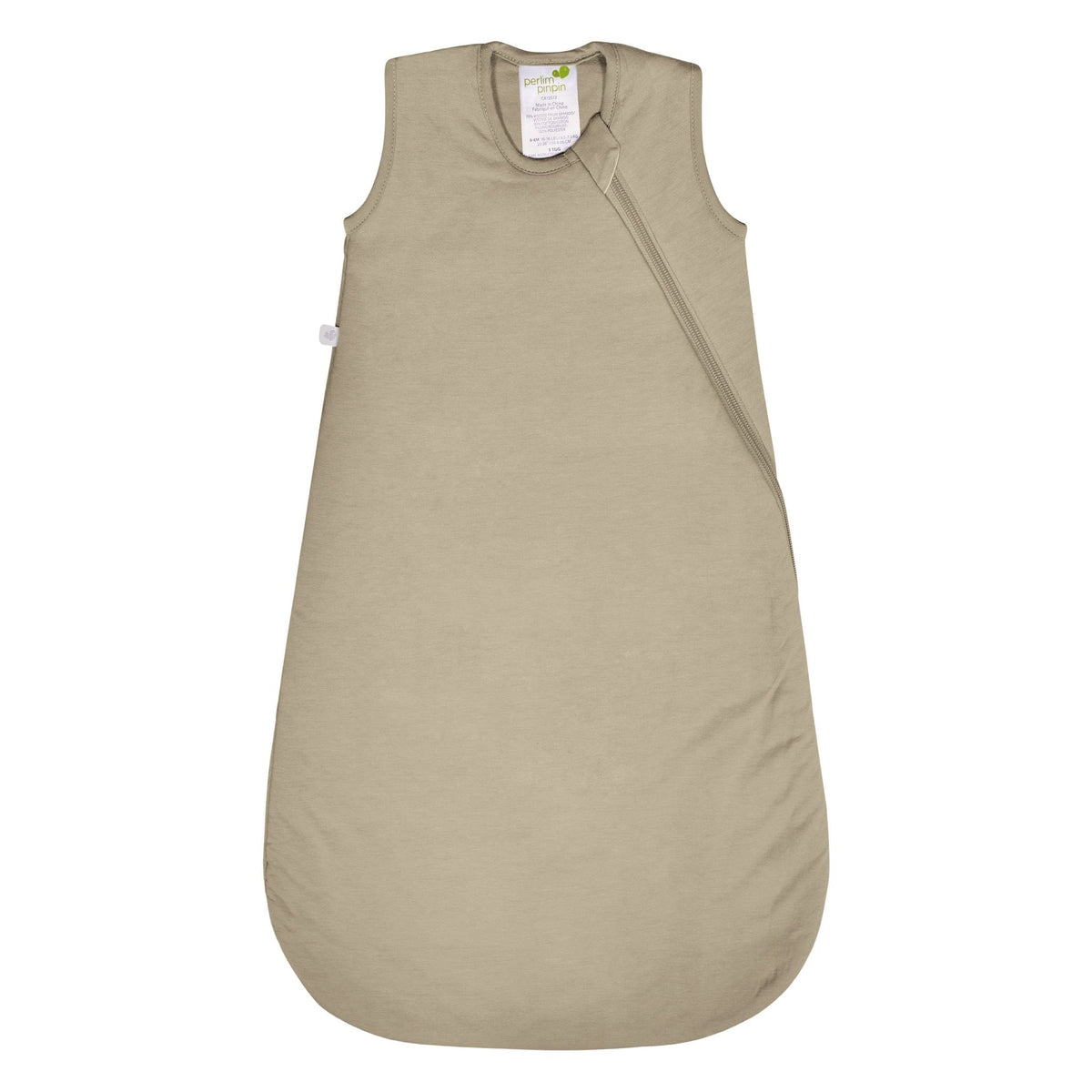 Perlimpinpin Bamboo Newborn Sleep Bag, Taupe, 0-6 months