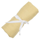 Perlimpinpin Cotton Muslin Baby Swaddle Blanket, Lemon