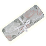 Perlimpinpin Cotton Muslin Baby Swaddle Blanket, Tulips