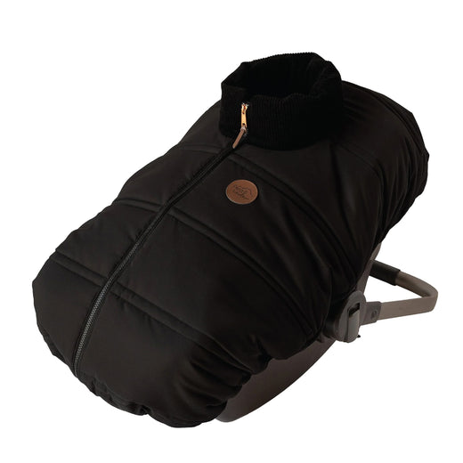 Petit Coulou Lightweight Baby Car Seat Cover, Mid Season (-5°C to 15°C), Black
