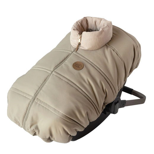 Petit Coulou Lightweight Baby Car Seat Cover, Mid Season (-5°C to 15°C), Lichen