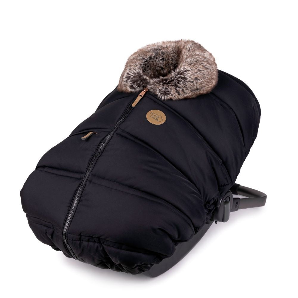 Petit Coulou Winter Baby Car Seat Cover, Classic Collection, Onyx