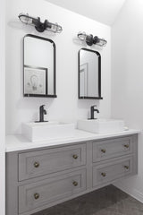 Pfister Breckenridge Single Handle High Arc Bathroom Sink Faucet, Push & Seal Drain, WaterSense Certified, Black image 4