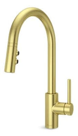 Pfister Fullerton Pull-Down Kitchen Faucet, Brush Gold
