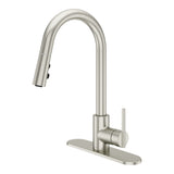 Pfister Modern Pull-Down Kitchen Faucet, Stainless Steel