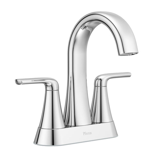 Pfister Raya 4-in Chrome Centerset Bathroom Sink Faucet