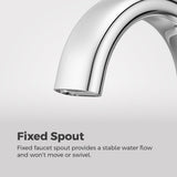 Pfister Raya 4-in Chrome Centerset Bathroom Sink Faucet image 3