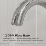 Pfister Raya 4-in Chrome Centerset Bathroom Sink Faucet image 5