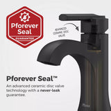 Pfister Vaneri Single Control Bath Faucet, Matte Black image 6