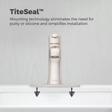 Pfister Vaneri Single Control Bath Faucet, Stainless Steel image 6