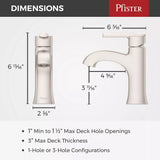 Pfister Vaneri Single Control Bath Faucet, Stainless Steel image 7